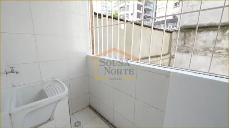 Imagem Apartamento amplo, 44,70m², com 1 dormitório, 1 banheiro, sala, cozinha americana e área de servi...