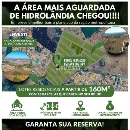 Reserva dos Ipês - Terrenos à venda em Hidrolândia/GO