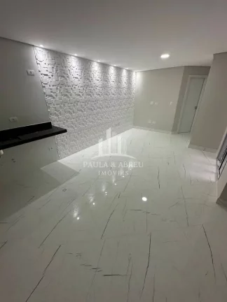Imagem Apartamentos com 2 Quintais, Churrasqueira, 2 Dormitórios, 1 vaga, Lavanderia, na Vila Linda, Santo André