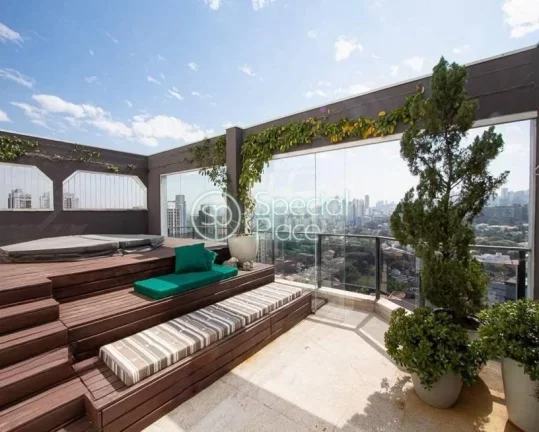 Imagem 317 metros 4 dormitórios 4 suítes 5 banheiros 4 vagas Cobertura Duplex toda reformada, pronta para...