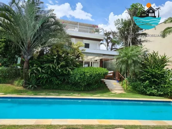 Imagem Casa a Venda em Juquehy Frente ao Mar, Aluguel Mas 12 pessoas, com 5 Suítes, vista ao mar, 350m² de área construída | Juquehy Imobiliária