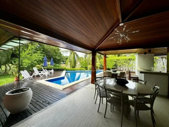 Imagem ? Casa de Luxo à Venda no Porto Busca Vida Resort | 4 Suítes + Gabinete | Mobiliada | 400m²