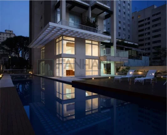Imagem Não perca a oportunidade de adquirir este magnífico LOFT completamente mobiliado nos Jardins! Com um design moderno e uma atmosfera luminosa, este lof