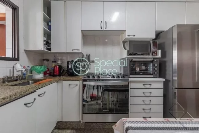 Imagem 123 metros 3 dormitórios 1 suíte lavabo 3 vagas Apartamento está sendo vendido mobiliado, com pla...