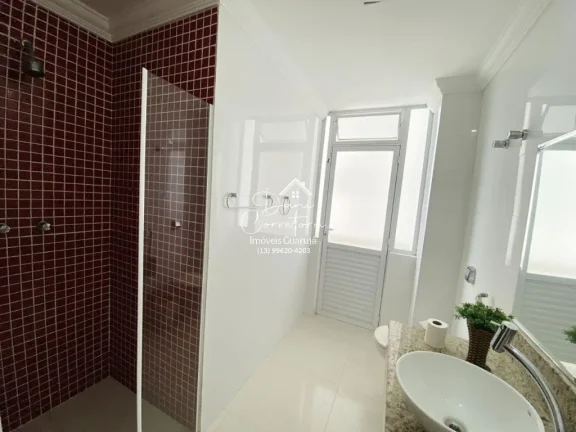 Imagem Impecável Apartamento frente total Pitangueiras, Guarujá-SP: 3 Quartos, 3 Suítes, 2 Salas, 2 Banheiros, 1 Vaga, 170m²!