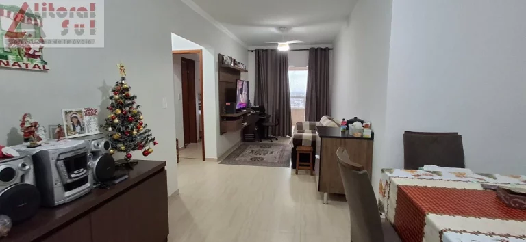 Imagem Imperdível oportunidade: Apartamento à venda em Praia Grande-SP, bairro Ocian, 2 quartos, 1 suíte, 2 salas, 2 banheiros, 1 vaga.
