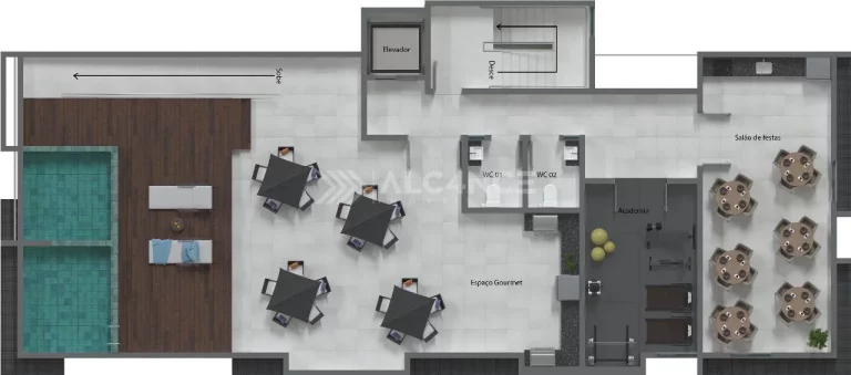 Imagem Flat- 24,30m² - Intermares, Cabedelo/PB