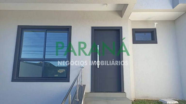 Imagem Sobrado novo a venda com quintal de 125 m², face n