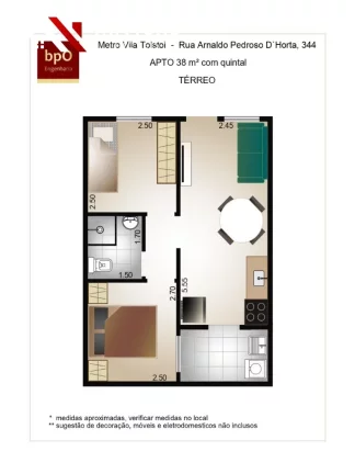 Imagem Apartamento a venda na Rua Ielmo Marinho Vl Ema 70 m² 2 dormitórios 2 suítes 2 vagas
