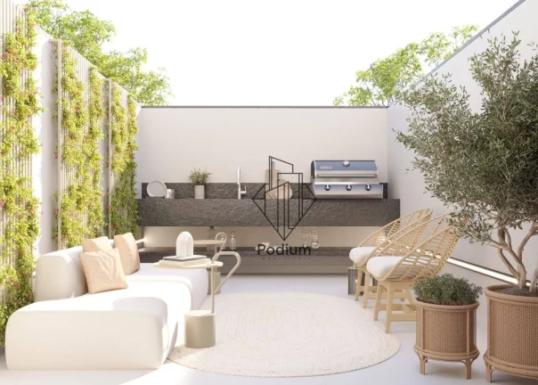 Imagem Flats Studio na cobertura Duplex com área privativa e vista à beira mar da praia de Poço - FL0749