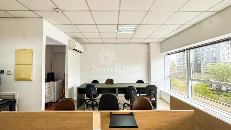 Imagem Sala Comercial mobiliada para alugar 42m² - 1 vaga- R$4.221,00 pacote - Brascan Alphaville -SP