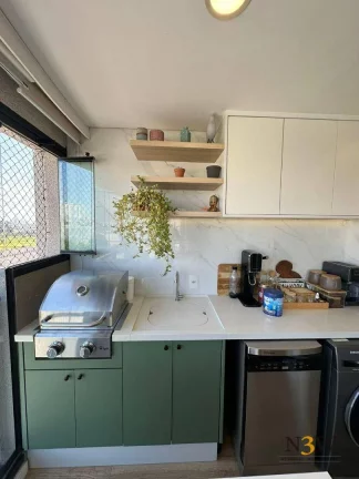 Imagem Apartamento à venda na Vila Leopoldina São Paulo SP com 2 dormitórios, 1 vaga de garagem e varanda gourmet 62m²