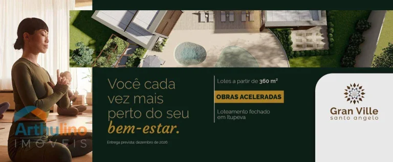 Imagem Gran Ville Santo Angelo - Lotes residenciais e comerciais de 360m² - Itupeva/SP- Lançamento
