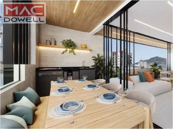 Imagem STAGE - Apartamento 83,87 m² com 2 Quartos (1 Suite) e Varanda