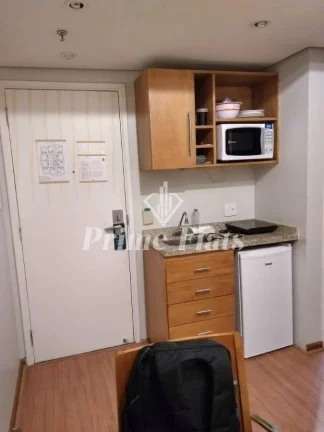 Imagem Flat disponível para locação no Hotel Slaviero Essential São Paulo Moema, com 26m², 1 dormitório e 1 vaga