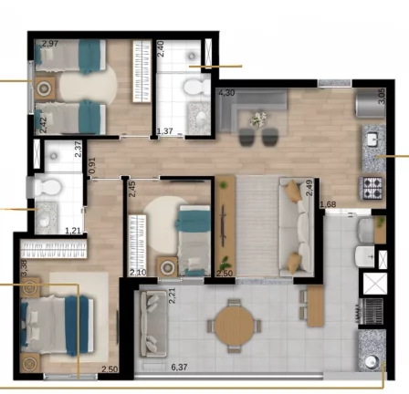 Imagem APARTAMENTO RESIDENCIAL em São Paulo - SP, Vila Matilde
