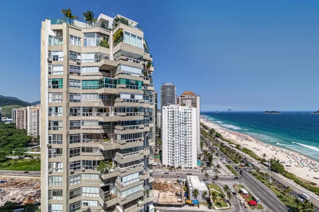 Imagem VISTA PANORÂMICA - Apartamento à venda com 4 dormitórios - 386m² - R$ 6.200.000,00 - Barra da Tijuca