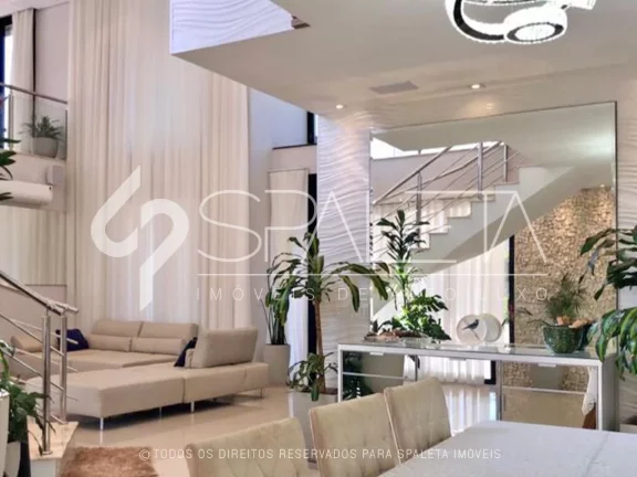 Linda residência moderna à venda no condomínio Quinta das Paineiras em Jundiaí