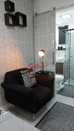 Imagem Linda Kitnete decorada centro Santos