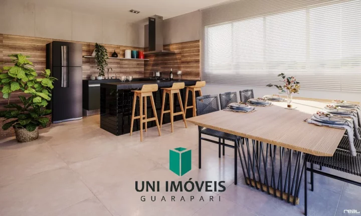 Imagem Apartamento à venda com área de lazer completa em Guarapari ? 2 quartos com área externa e 2 vagas!