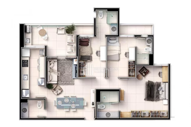 Imagem ULTIMAS UNIDADES- apartamento /stúdio 1 dormitório à venda por R$ 488.778,54- Edifício JÔNATHAS NUNES RESIDENCE - Fátima - Teresina/PI