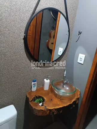 Imagem Sobrado moderno à venda no jardim vitória em cambé com piscina churrasqueira,sacada, armários planejados.