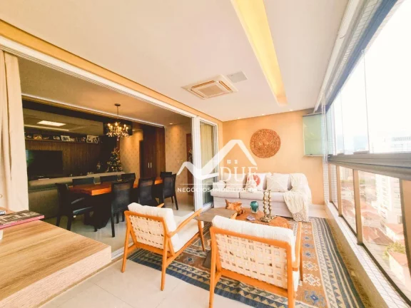 Imagem Apartamento com 3 quartos à venda, 171 m² por R$ 2.400.000 - Embaré - Santos/SP