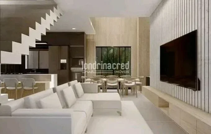 Imagem Casa à venda 3 Quartos, 3 Suites, 4 Vagas, 186M², Parque Tauá, Londrina - PR | CONDOMÍNIO ARANGUÁ