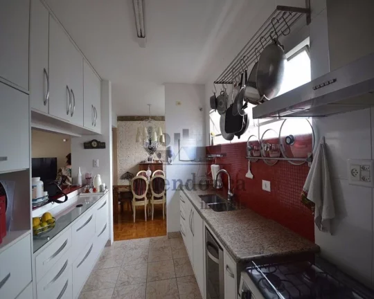 Imagem Lindo apartamento amplo arejado, decorado com muito bom gosto, todo reformado, com living para 02 am...