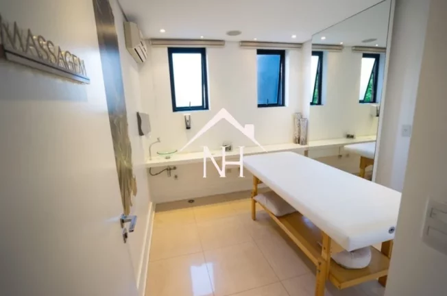 Imagem Cobertura de 352m c/4 suítes,4 vagas,Piscina Aquecida,Piscina c/Bar,Salão Cabeleireiro,Pilates,Brinquedoteca,Quadra,Sauna,Espaço gourmet, Mercado, Spa