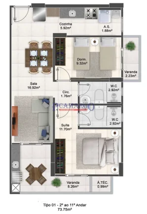 Imagem Apartamento Padrão