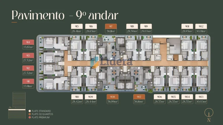 Imagem Apto Flat investimentos - 33.5m² - em Manaíra, João Pessoa/PB