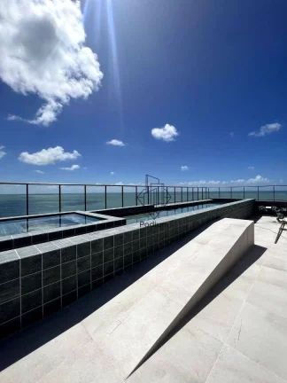 Imagem Apartamentos com varanda / sacada e vista definitiva para o mar a 150m da praia de Ponta de Matos em Cabedelo - AP2277