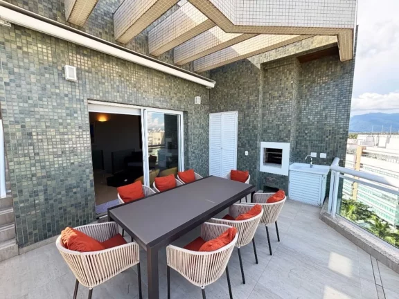 Imagem Cobertura de luxo à venda em Riviera de São Lourenço Módulo 06: 4 quartos, 2 suítes, 2 salas, 3 vagas de garagem, 263 m² de área.