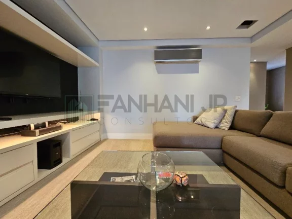 Imagem Apartamento mobiliado para locação no Itaim Bibi, São Paulo-SP: 2 quartos, 2 suítes, 3 salas, 4 banheiros, 2 vagas, 163 m².