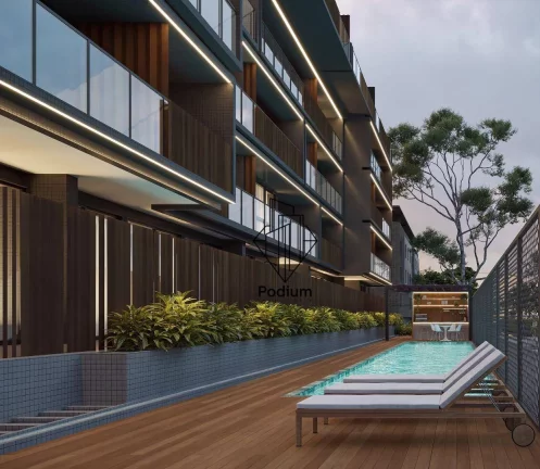 Imagem Apartamento térreo com área gourmet privativa em L a beira mar da praia de Intermares - AP2781.