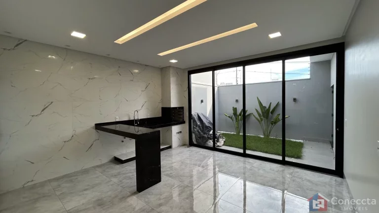 Imagem Casa à Venda em Patos de Minas - 3 Quartos, Suíte com Closet e Área Gourmet