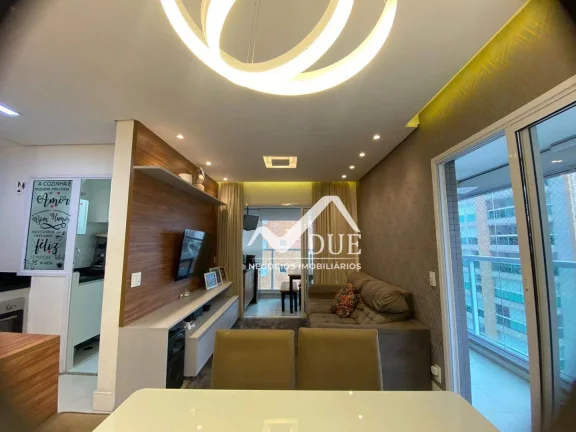 Imagem Apartamento porteira fechada, com 2 dormitórios à venda, 77 m² por R$ 960.000 - Ponta da Praia - Santos/SP