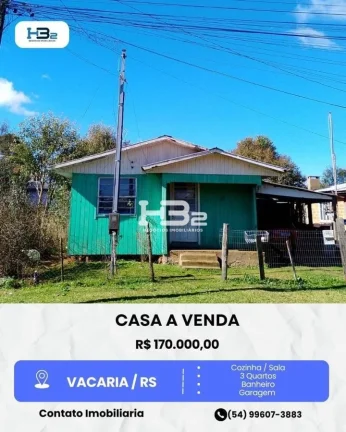CASA A VENDA VACARIA KM5