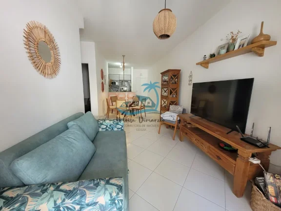 Imagem Apartamento mobiliado com 2 dormitórios e varanda gourmet a venda a 400 metros da orla de Itaguá em Ubatuba.