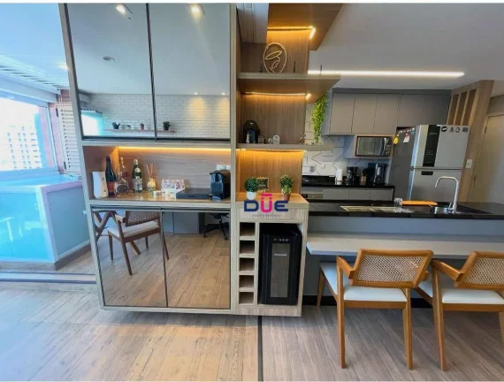 Imagem Apartamento com 2 dormitórios à venda, 77 m² por R$ 1.070.000,00 - Ponta da Praia - Santos/SP