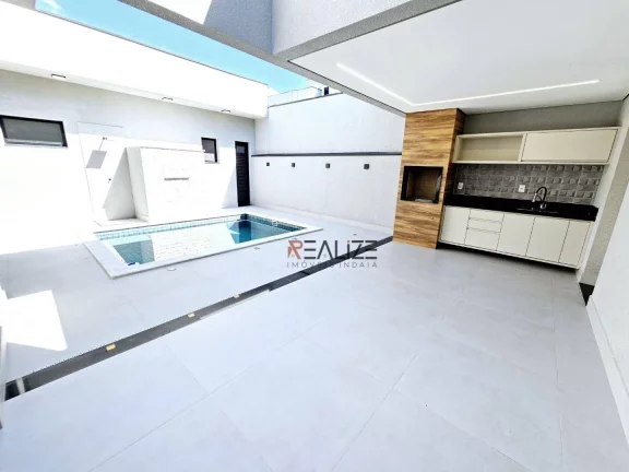 Imagem Casa térrea moderna com moveis planejados e 3 suítes à venda, 192 m² por R$ 1.680.000 - Condomínio Residencial Milano - Indaiatuba/SP