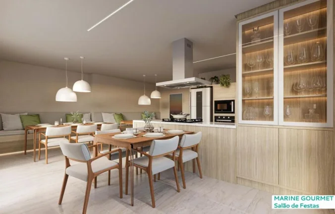 Imagem Apartamento com 1 suite e 2 demi suítes na quadra mar no Centro de Navegantes a venda com Adriano Carpes Imóveis