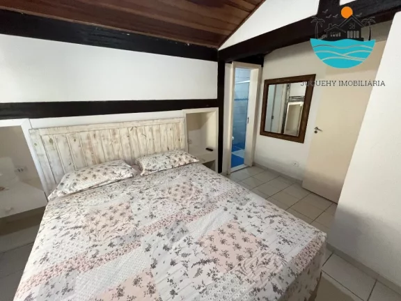 Imagem Casa Aluguel Temporada - Condomínio com 3 suítes, 250m da praia - Acomodação máx. 8 pessoas | Juquehy Imobiliaria