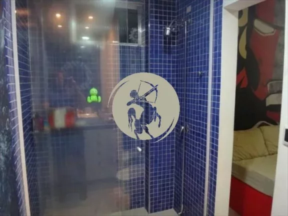 Imagem APARTAMENTO COM VISÃO LATERAL PARA O MAR, MODERNIZADO, COM CONCEITO DE AMBIENTES INTEGRADOS. SALA D...