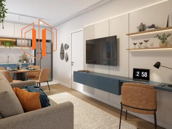 Imagem Apartamento para Venda em Pinhais, Jardim Amélia, 2 dormitórios, 1 banheiro, 1 vaga