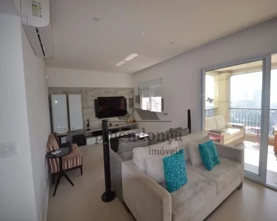 Imagem Apartamento em alto padrão em Perdizes, com amplo terraço gourmet envidraçado, 3 suítes totalmen...