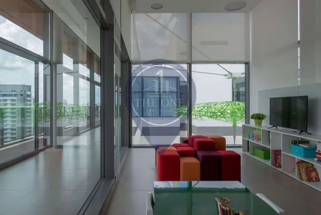 Imagem Studio de Luxo no Brooklin Paulista, São Paulo-SP: 1 quarto, 2 salas, 1 banheiro, 1 vaga de garagem, 43,80m² de área.