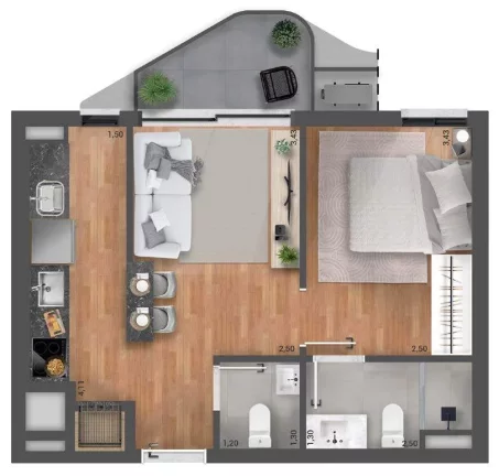 Imagem Orla - Apartamento à venda no bairro Praia de Belas - Porto Alegre/RS