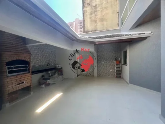 Imagem Lindo Sobrado à Venda na Vila Scarpelli – Santo André | 244m² | 3 Suítes | 5 Vagas